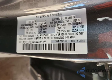 2020 Mazda Cx-9 Grand Touring from USA, damaged, VIN JM3TCBDY2L0401884